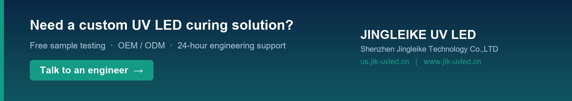 Need a custom UV LED curing solution? OEM/ODM